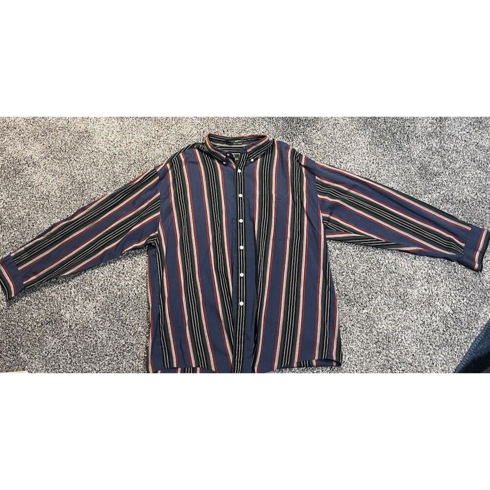 Vintage Requirements Polo Long Sleeve Button Up Men’s Large